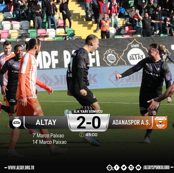 Adanaspor Altayspor Karşısında İlk Yarıdan Havlu Attı